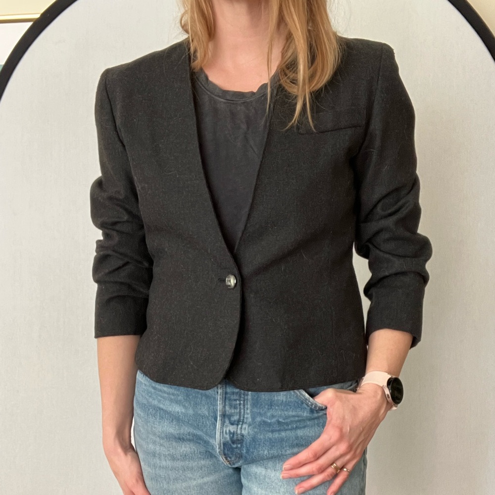 🍄Portfolio Louben Silk Blend Blazer (L)